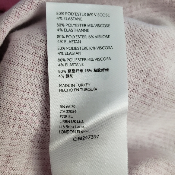 Anthropologie Theresa Tunic Top Pink - Picture 7 of 9